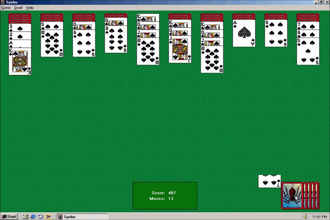 restore my solitaire game